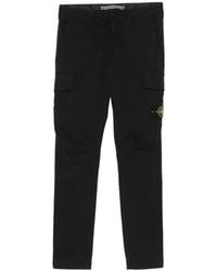 Stone Island - Logo-Patch Cargo Pants - Lyst