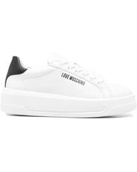 Love Moschino - Logo Sneakers - Lyst