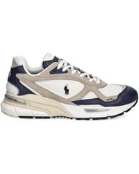 Polo Ralph Lauren - Trackster 275 Leather-Panel Sneakers - Lyst
