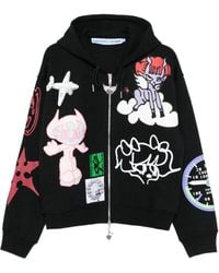 Chopova Lowena - Flying High Kapuzenjacke mit Print - Lyst