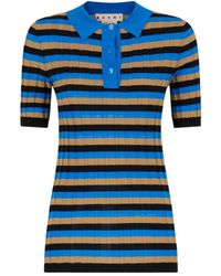 Marni - Gestreepte Polotop - Lyst