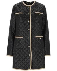 Husky - Quilted Contrast-Trim Jacket - Lyst