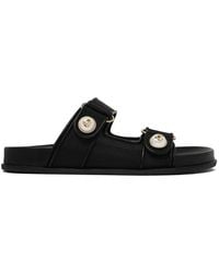 Jimmy Choo - Fayence Pearl-Detail Sandals - Lyst