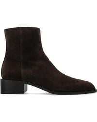 Giuseppe Zanotti - Square Toe Zipped Boots - Lyst