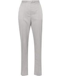 Styland - Pinstriped High-Waist Tailored Trousers - Lyst