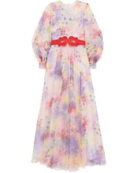 Saiid Kobeisy - Floral-Printed Tulle Gown - Lyst