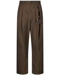 Song For The Mute - Pantalon Court À Fines Rayures - Lyst