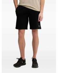 Guess - Logo-Plaque Drawstring Shorts - Lyst