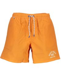 North Sails - Logo-Print Drawstring Swim Shorts - Lyst