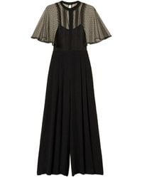 Twinset - Tulle Wide-Leg Jumpsuit - Lyst