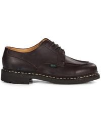 Paraboot - Chambord Apron-Toe Calf Leather Derby Shoes - Lyst