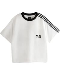 Y-3 - Gewatteerd T-Shirt - Lyst