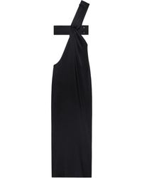 Courreges - Twisted Draped Dress - Lyst