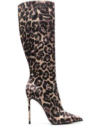Le Silla - Eva 120mm Leopard-print Boots - Lyst