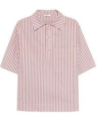 Hevò - Striped Pocket Polo Shirt - Lyst