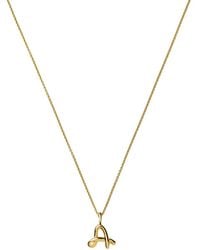 Missoma - Curly Molten Pendant Necklace - Lyst