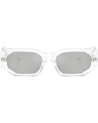 Versace - Geometric-Frame Sunglasses - Lyst