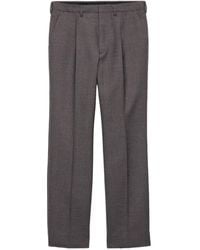 Prada - Wool And Silk Pants - Lyst