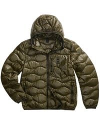 Blauer - Doudoune À Capuche Et Matelassage Ondulé - Lyst