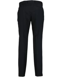 BOSS - Flat-Front Tailored Trousers - Lyst