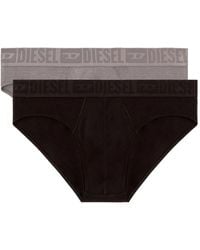 DIESEL - Roy-D-Mono Briefs (Pack Of Three) - Lyst