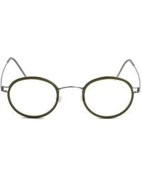 Lindberg - Lex Round-Frame Glasses - Lyst
