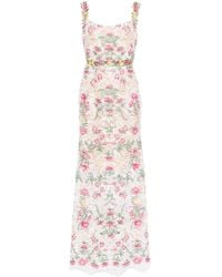 Marchesa - Alexis Floral-embroidered Lace Gown - Lyst