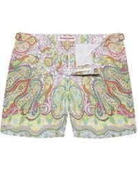 Orlebar Brown - Bulldog Paisley-Print Swim Shorts - Lyst