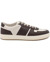Hogan - Leather Panelled Sneakers - Lyst