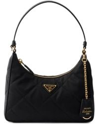 Prada - Mini Sac Re-Edition 2005 Re-Nylon À Design Matelassé - Lyst