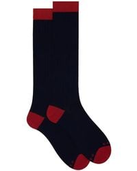 Gallo - Ribbed-Knit Socks - Lyst