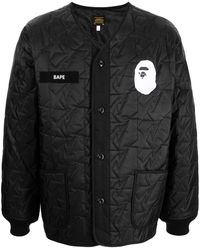 bape black coat