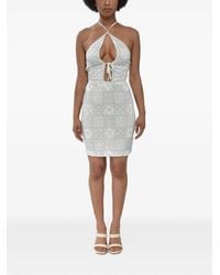 Off-White c/o Virgil Abloh - Maiolica Lace-Up Dress - Lyst