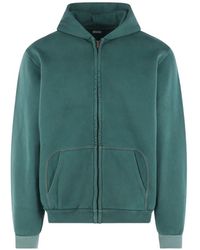 A.PRESSE - Hoodie En Coton À Fermeture Zippée - Lyst
