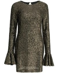 Semler - Sequinned Mini Dress - Lyst