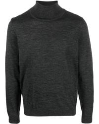 BOSS - Roll-Neck Virgin Wool Jumper - Lyst