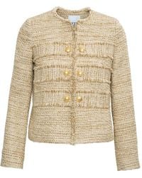 WEILL PARIS - Fringed Tweed Jacket - Lyst