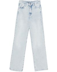 Patrizia Pepe - High-Waisted Straight Jeans - Lyst