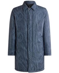 Etro - Padded Raincoat With Arnica Motif - Lyst