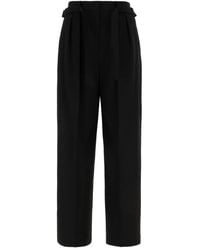 Juun.J - Pleated Belted Trousers - Lyst