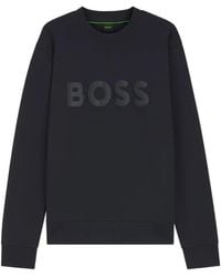 BOSS - Tonal-Logo Sweatshirt - Lyst