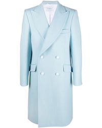 Casablanca - Notched-collar Double-breasted Coat - Lyst
