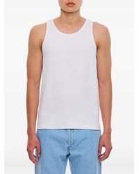 Closed - Ribbed Stretch-Cotton Tank Top - Lyst