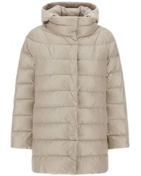 Herno - A-Shape Quilted Coat - Lyst