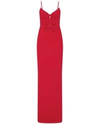 Rebecca Vallance - Precious Bow-Embellished Cutout Gown - Lyst
