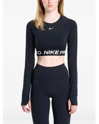 Nike - Top A Maniche Lunghe Pro - Lyst
