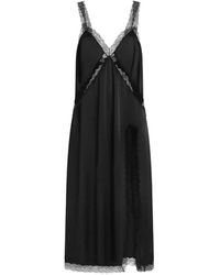 Dolce & Gabbana - Lace-Trim Split Midi Dress - Lyst