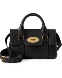 Mulberry - Mini Cabas Bayswater En Cuir Grainé - Lyst