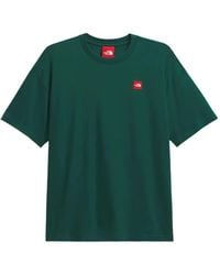 The North Face - Logo-Patch Short-Sleeve T-Shirt - Lyst