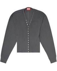 DIESEL - Tencel-Blend Cardigan Top With Batwing-Sleeves - Lyst